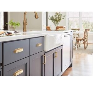 Amerock Drawer Hardware Pulls Set of 4 Champagne Bronze